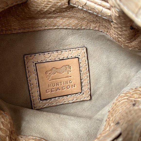 HUNTING SEASON camel python bag - Picture 3 of 3